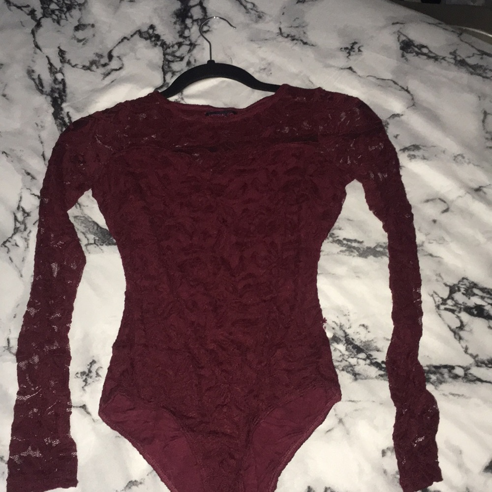 Lace long sleeve body suit✨